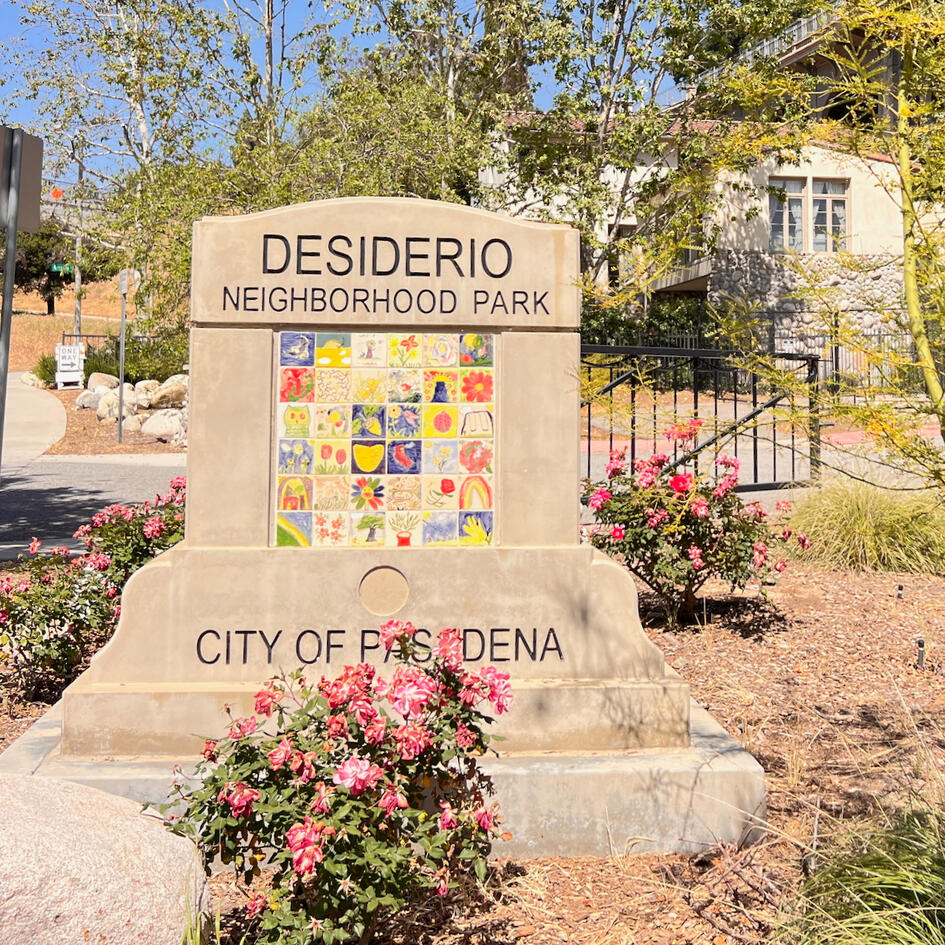 Desiderio Neighborhood Park in Pasadena – photo by Laurel Trzaskoma